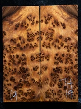 Thuyu Burl #19 Knife Scales 5"x 2"x 1/2" see 100 species in my store