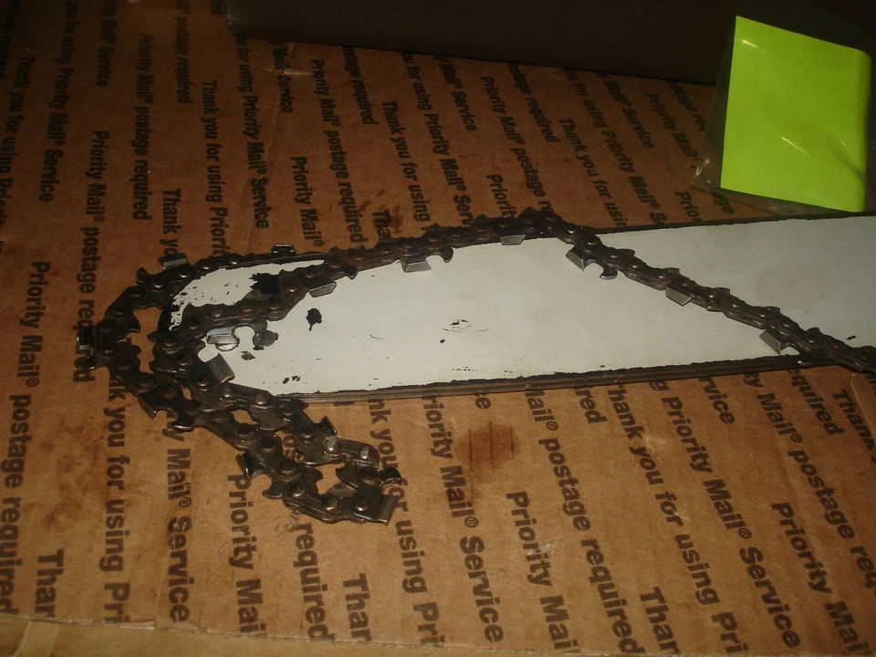 Olympic 254 16" barra y cadena motosierra pieza solo contenedor 634 Foto 2 de 3