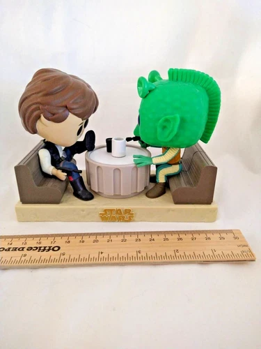 Funko Pop Star Wars Han Solo Greedo Cantina Faceoff 223 Walmart Exclusive Bobble