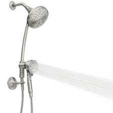 MOEN Attract Magnetix 6-Spray Dual Shower Head Brushed Nickel 🌱 28586SRN READ