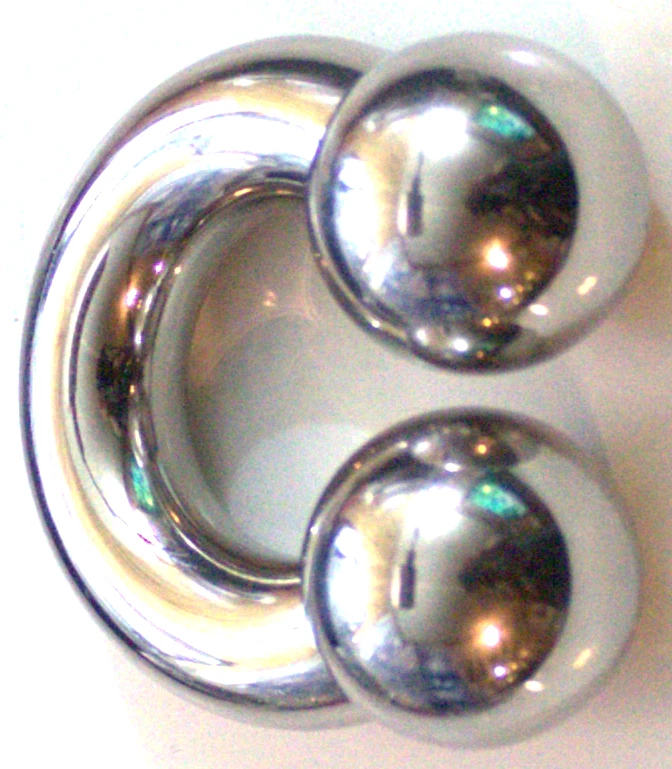 00g 3/4 inch 19mm Huge Monster 316L Surgical Steel Ball Weight Ear PA Ring Gift - Image 3 of 4