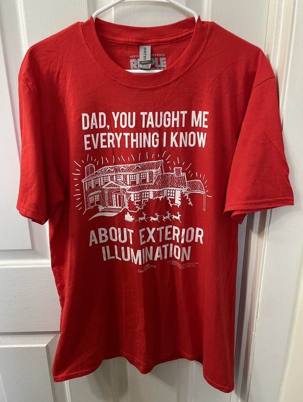 National Lampoon's Christmas Vacation Unisex T-Shirt L Exterior illumination
