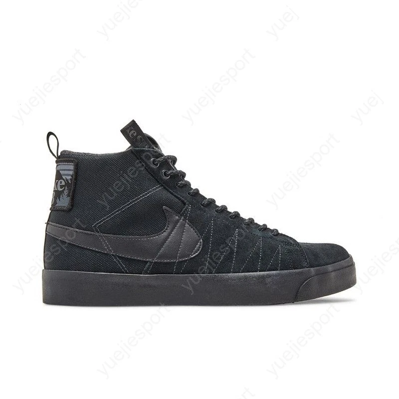 Nike Blazer Mid Premium SB \'Acclimate\' Shoes Sneakers Men\'s Size 5/Women\'s 6.5 Nike SB Zoom Blazer Mid PRM Acclimate Black Grey DC8903-001  main image 2