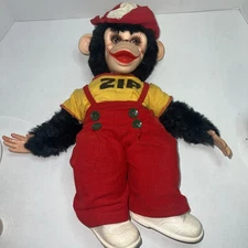 VINTAGE RUSHTON RUBBER FACE ZIP THE MONKEY CHIMP ZIPPY DOLL 15"