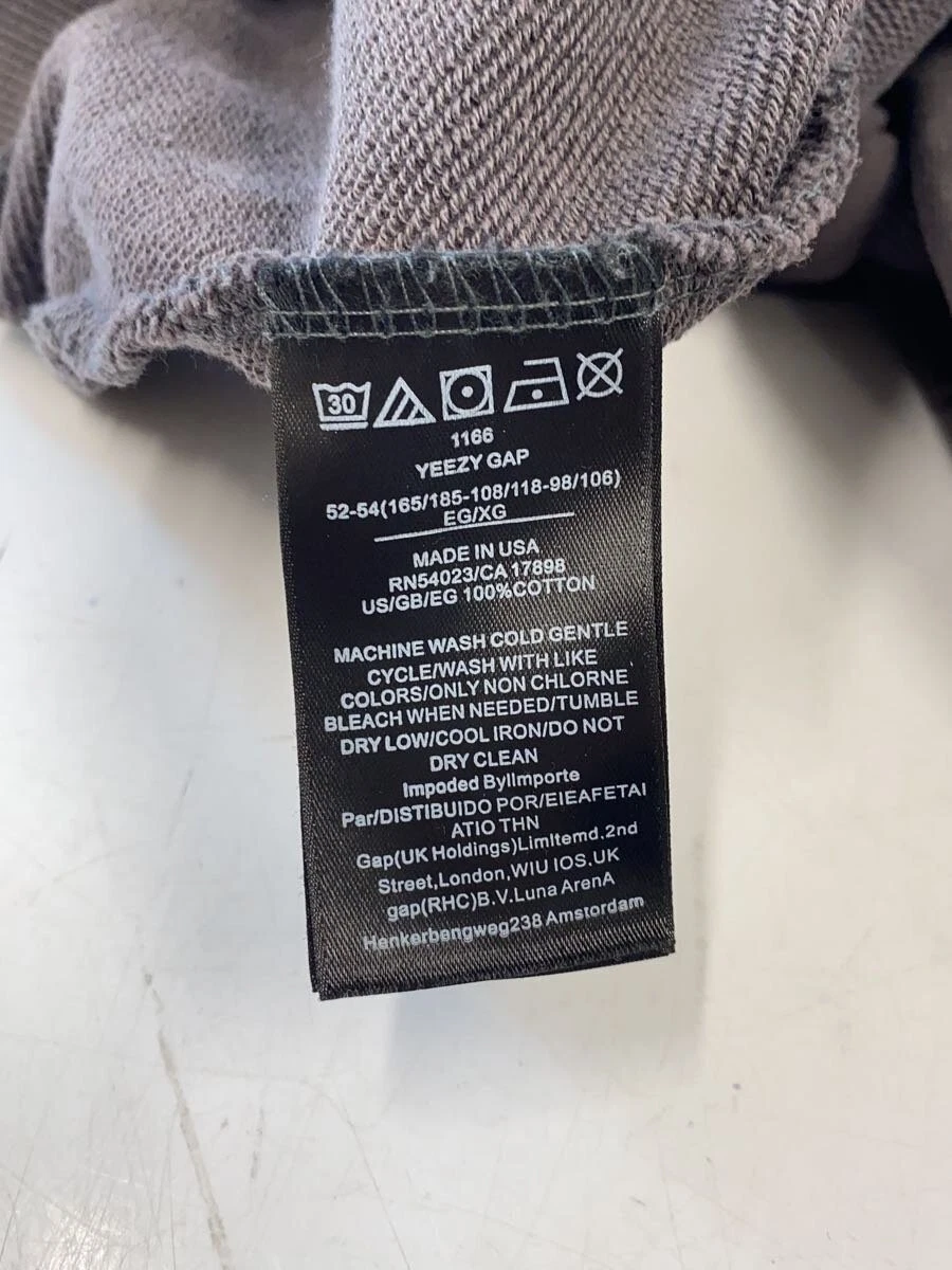 Felpa con cappuccio YEEZY GAP ENGINEERED BY BALENCIAGA grigia L usata