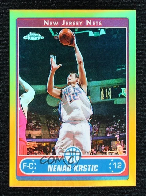 2006-07 Topps Chrome Gold Refractor 3/25 Nenad Krstic #50