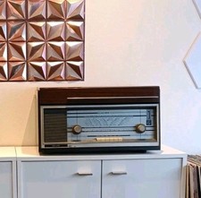 Radio Giradischi Grande 1964 Vintage A Valvole Philips Arbiter 4 Non Funzionante