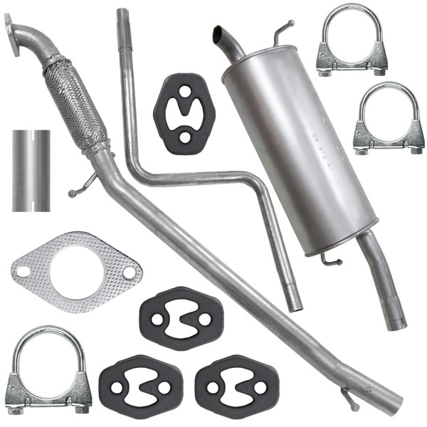 Auspuffanlage FüR Ford Fiesta V 5 MK5 (01-08) 1.25|1.4 SchräGheck-image