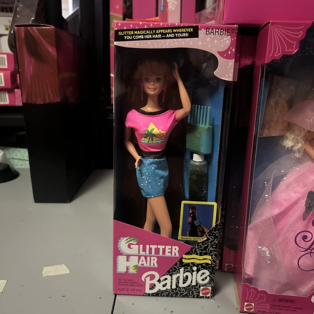 Glitter Hair Barbie for sale | eBay