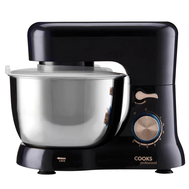 Cooks Professional 4.5L Stand Mixer 1000W Electric 8 Speed Dough Hook Whisk