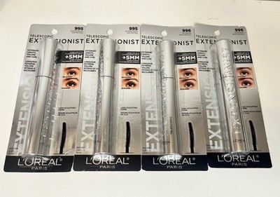 L'Oreal Lot 4 Telescopic Extensionist Mascara ~ #995 ~ #996