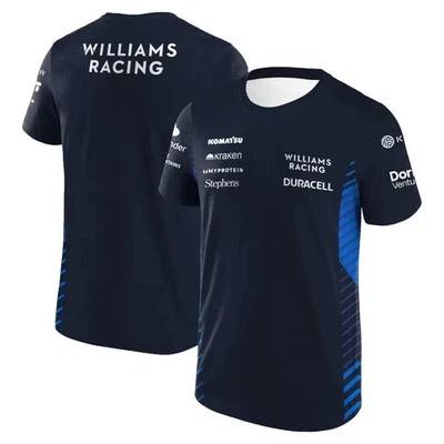 F1 Williams Racing T-shirt 2025 Latest Summer Men's Print T-shirt Top