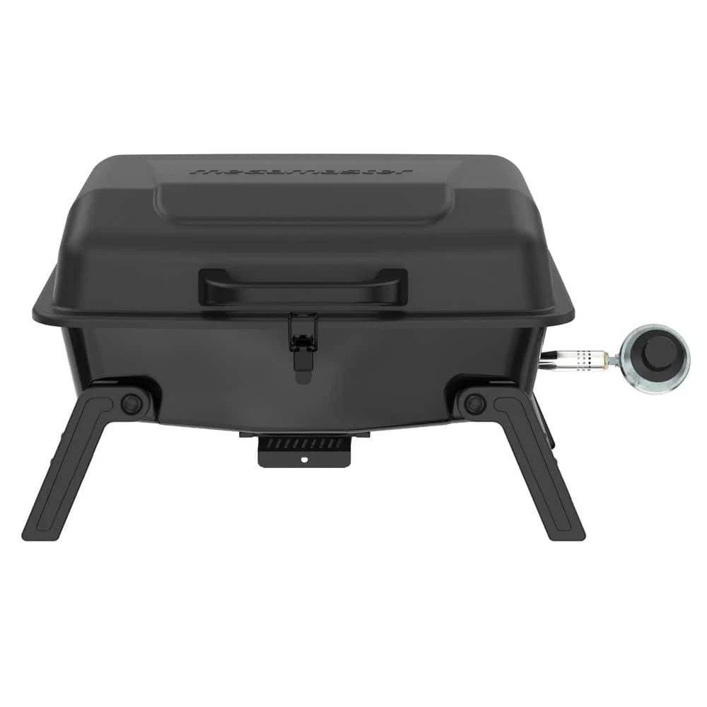 Portable 1-Burner Propane Tabletop Grill, Black - Compact & Lightweight