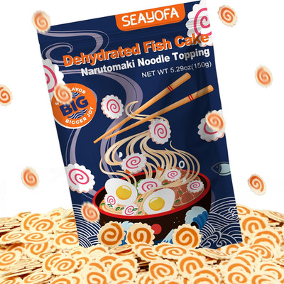 5.3Oz Big Dehydrated Narutomaki Fish Cake Ramen Topping Double-Sized Japanese