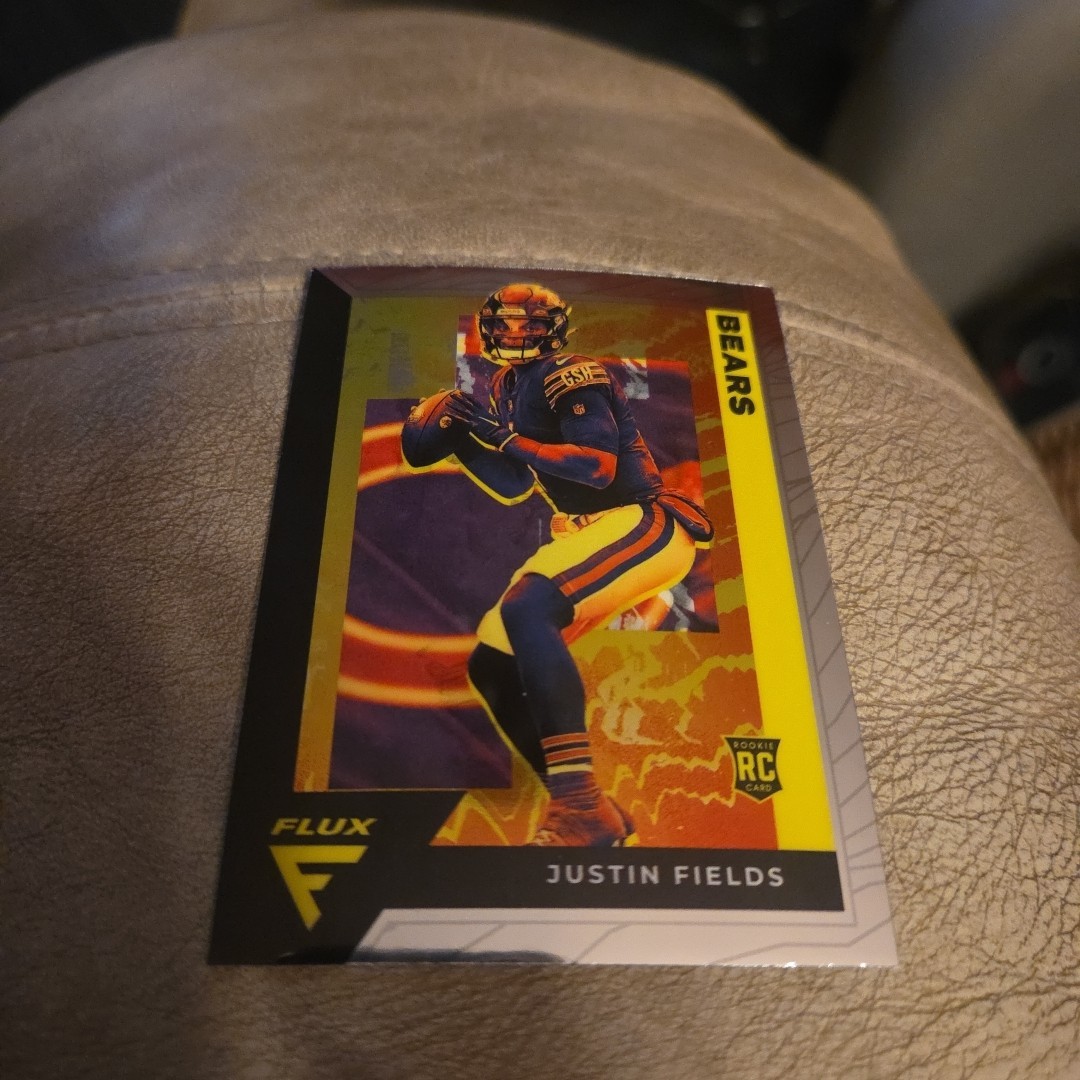 2021 Panini Chronicles Flux Rookies #FX-3 Justin Fields Chicago Bears