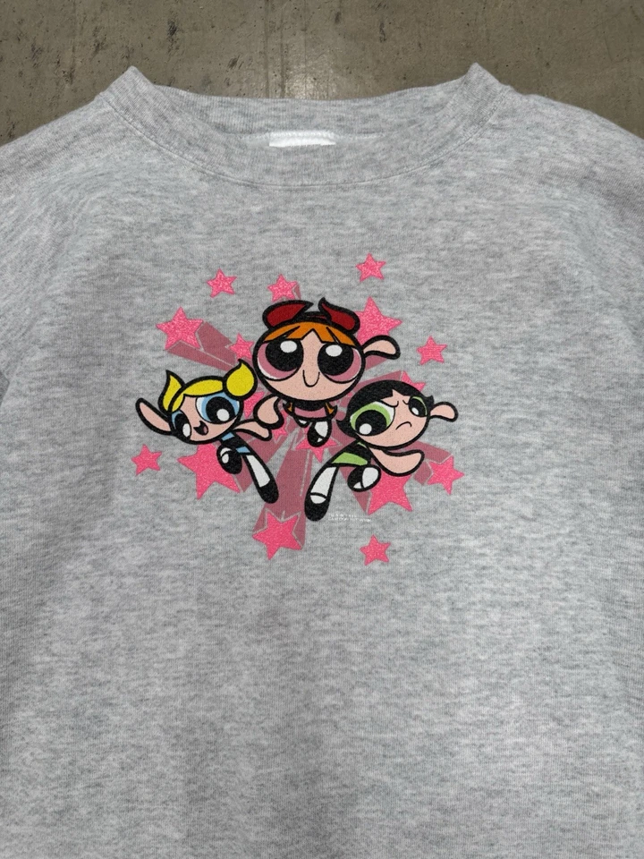 Sudadera Vintage Power Puff Niñas Juvenil XL Foto 2 de 4