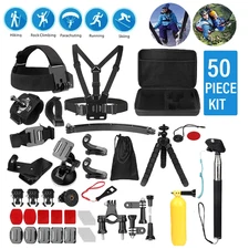 50-in-1 + for Gopro Hero 13 12 11 10 9 + Dive Case Action Camera Accessory Kit