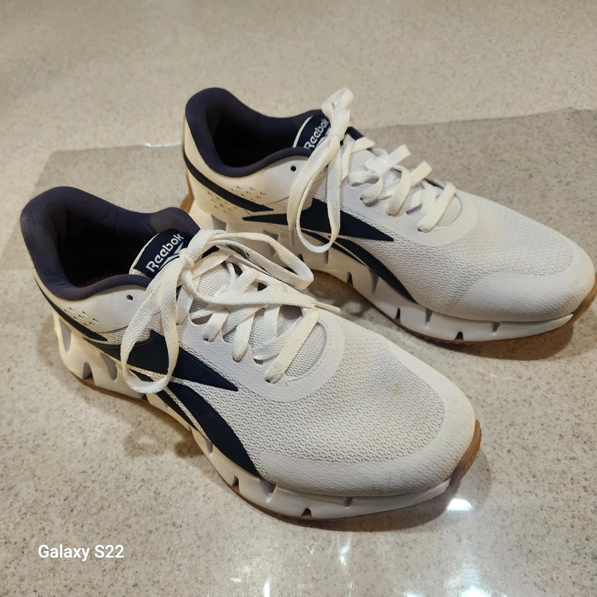 Reebok Zig Dynamica 2.0 CL White Vector Navy for Sale