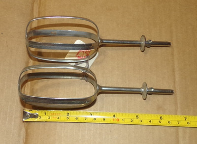 Vintage Beaters Hand Mixer 6 1/2'' Replacement Part NEW Old Stock Unknown Brand