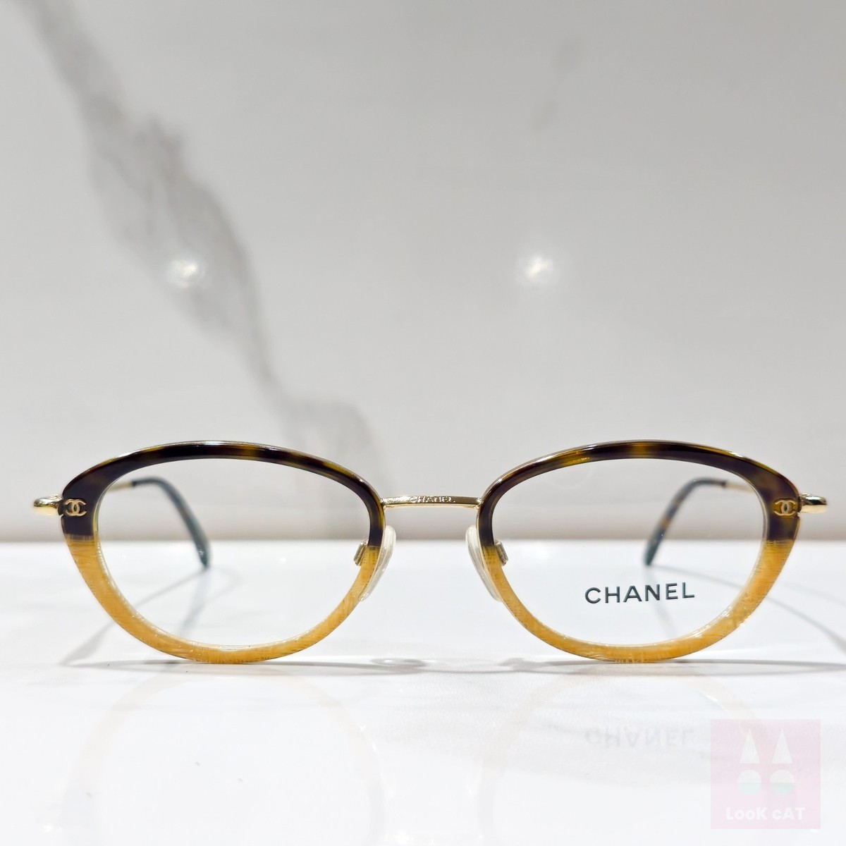 Lot 9 Designer Glasses Frames Parts Salvage Chanel Versace Tiffany Bottega Eyeglasses CHANEL CH3489Q 1459 55-18 Green Vendome in stock  main image 2