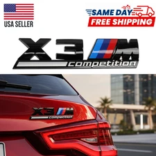 BMW F97 X3 M COMPETITION REAR TRUNK LETTER EMBLEM DECAL BADGE