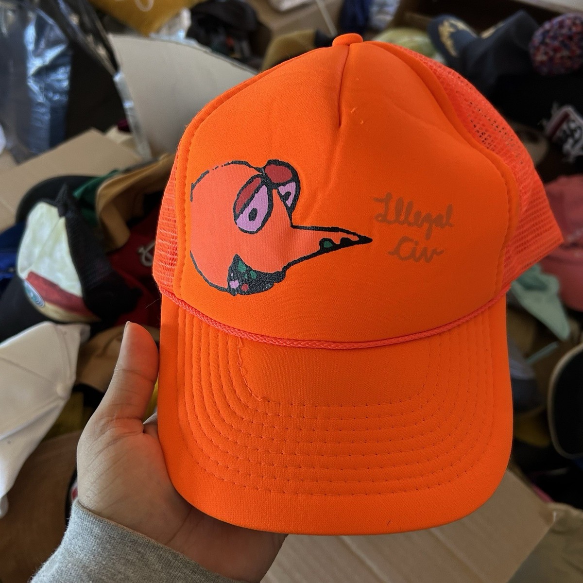 Illegal Civilization Civ IC School Is Cool Orange Snap Graphic Hat