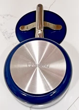 Caraway Home 1.5 qt Non-Stick Ceramic Sauce Pan - Navy Blue Excellent Condition