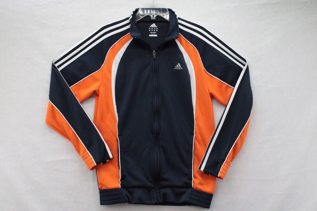 Adidas Clima365 Jacket Mens S Full Zip Track Stripe Sleeves Adidas Clima365 Jacket Mens S Full Zip Track Stripe Sleeves