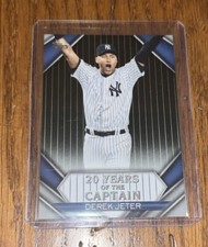 2020 Topps Derek Jeter 20 Years of The Captain BLACK /299 SP Yankees #YOC-09