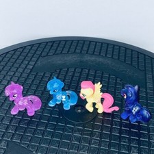 My Little Pony Toy Figures Kids Transparent Clear Pretend Play Lot