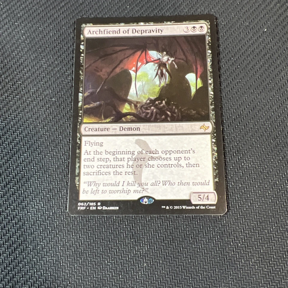 Archfiend of Depravity Magic The Gathering Mtg Fate Reforged Card - Image 4 of 4
