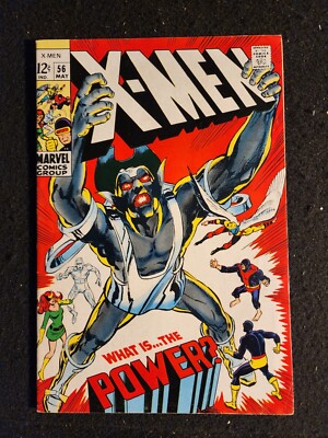 X-Men #56 (Marvel Comics 1969) F/VF 1st Living Monolith NEAL ADAMS