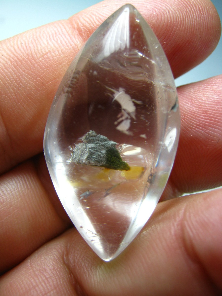 56 cts. IRON MINERAL IN QUARTZ CRYSTAL GEM LY 237 | eBay