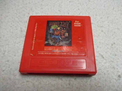 ATARI 5200 MINER 2049ER RED CARTRIDGE ONLY BIG FIVE SOFTWARE RARE