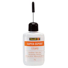 Faller Gmbh 170490 Super Expert Liquid Plastic Cement .9oz 25g Bottle