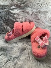 UGG Fluff Yeah Slides Slippers Red Women's size 10