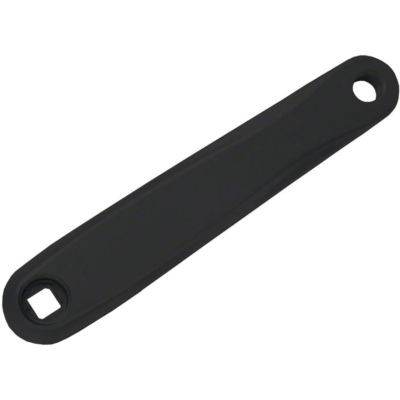 SR Suntour XCC Left Crank Arm Replacement: 170mm, Square Taper, Black