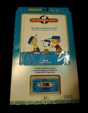 TALKING SNOOPY BOOK/TAPE SNOOPY'S BASEBALL GAME NEW IN BOX WORLDS OF WONDER