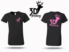 3D Archery Women's Short sleeve bow hunting shirt,archery apparel,compound bow