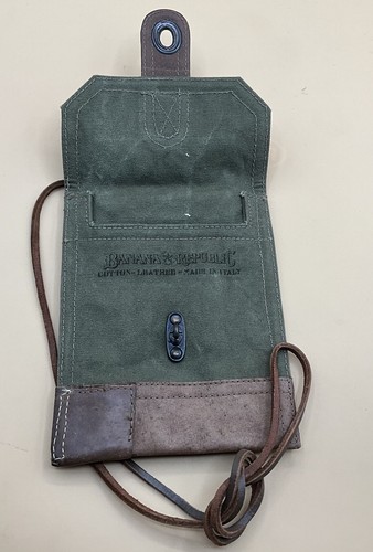 Borsa a tracolla Vintage 1984 Banana Republic Made In Italy portadocumenti - Foto 3 di 6
