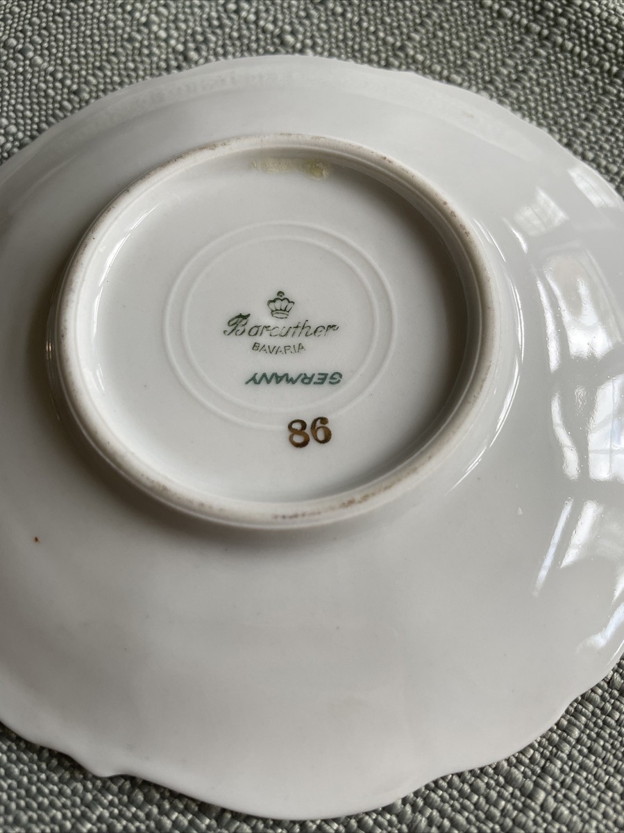 Tea Cup & Saucer Bareuther Bavaria Germany 86 Gold Gilded Tea Cup & Saucer Bareuther Bavaria Germany 86 Gold Gilded