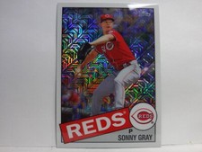 2020 Sonny Gray Topps Update Silver Pack 1985 MOJO Refractor Reds