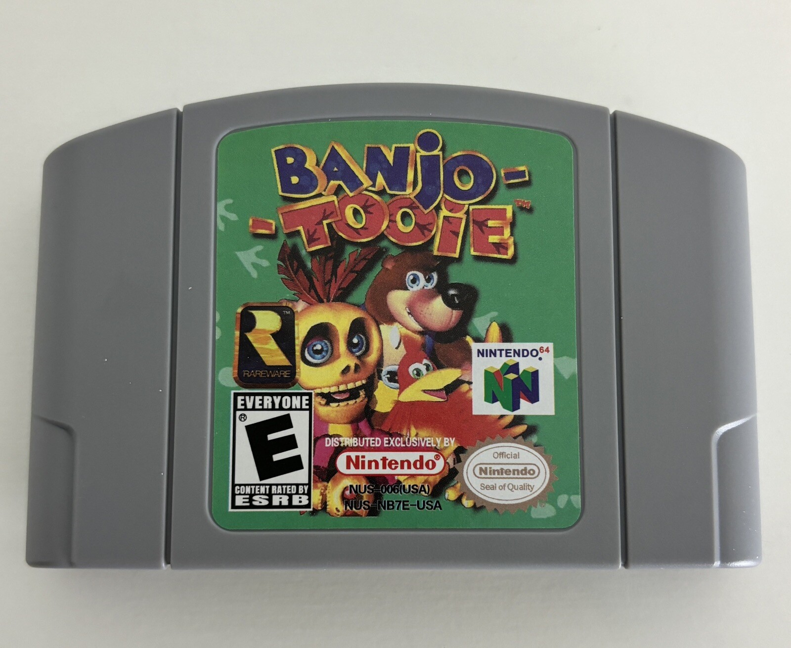 BanjoTooie N64 Game, Box, Cartridge Holder, Protector Tested