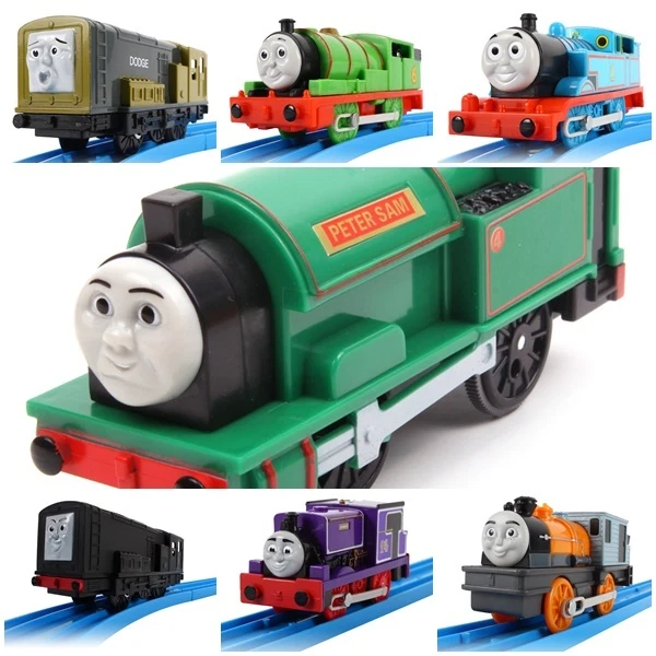 NIB TRACKMASTER THOMAS MOTORIZED BATTERY TRAIN HEAD PETER SAM DASH - image 2 of 3