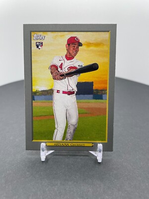 2020 Topps Update Shogo Akiyama #TR-14 Rookie Card (RC) Turkey Red