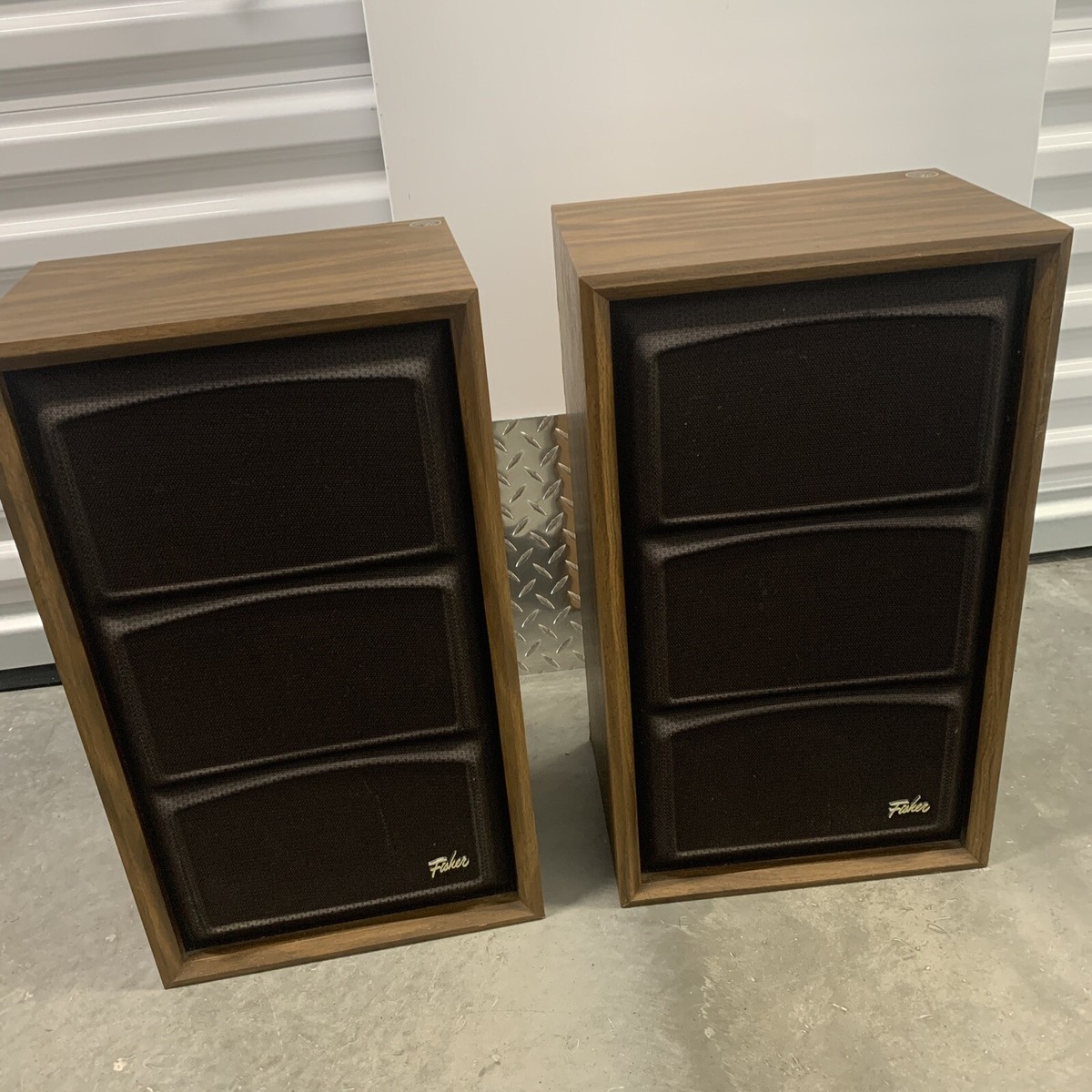 1979 Fisher 3-Way Stereo Speaker System SAT-A3 Rare