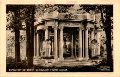 EVIAN-CACHAT, EXPOSITION DE TURIN, PAVILLON, COLLECTION, Postcard