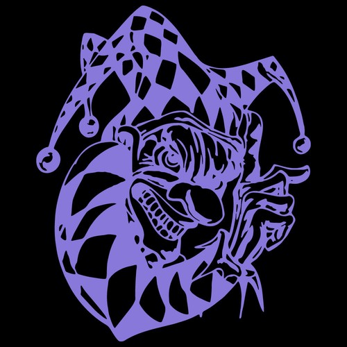 6.1" SINISTER CLOWN Vinyl Decal Sticker Car Window Laptop Halloween Creepy Scary - Picture 18 of 25