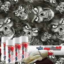 MYDIPKIT Hydro Dipping Water Transfer Print KIT DD-934 Ape Skulls