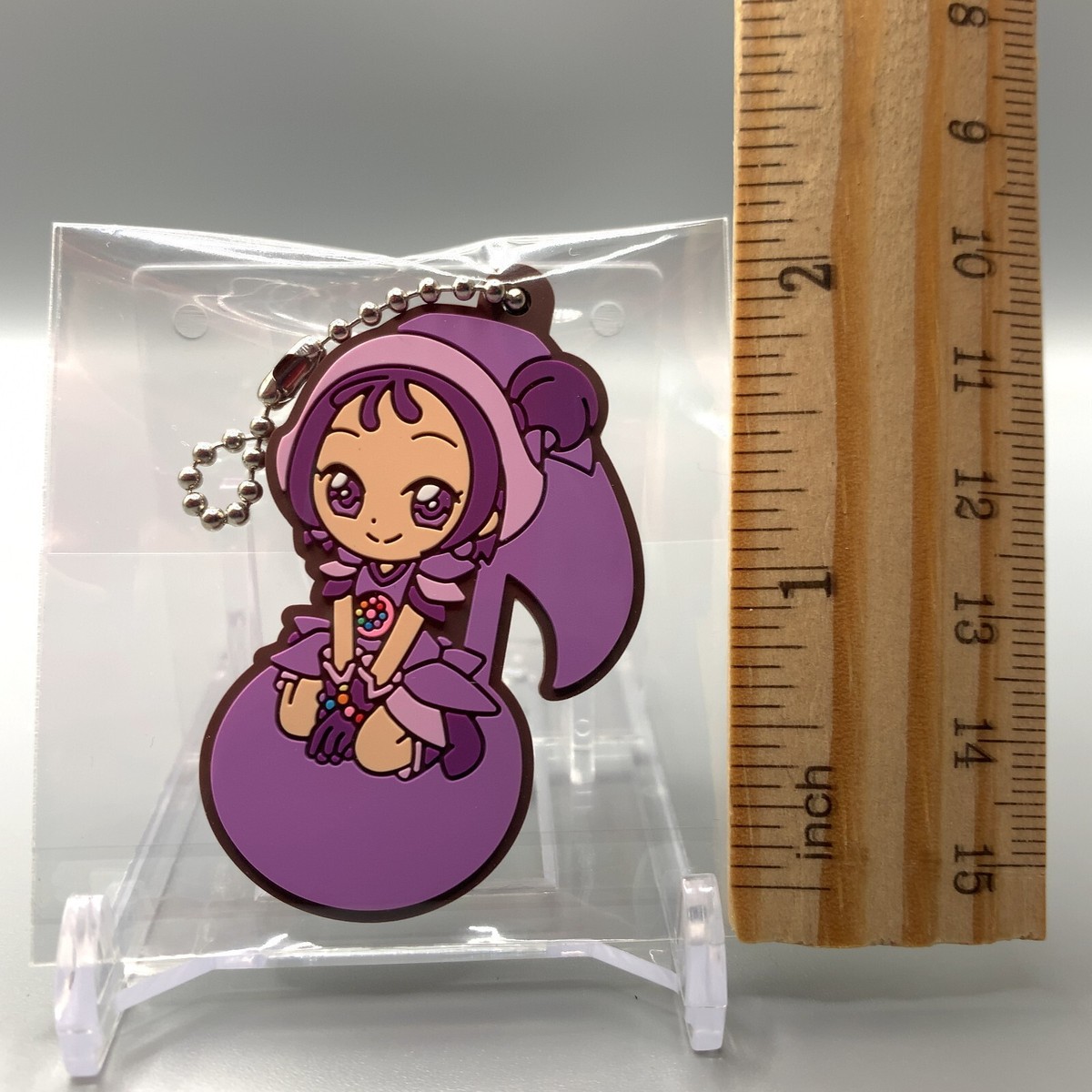 Onpu Magical Doremi Ojamajo Rubber Keychain Bandai Anime Japan